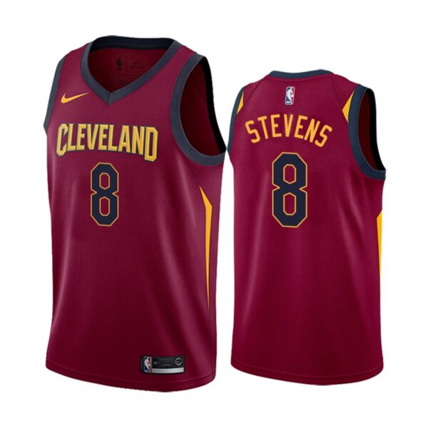 Lamar Stevens Cleveland Cavaliers 2020-21 Wine Icon Jersey