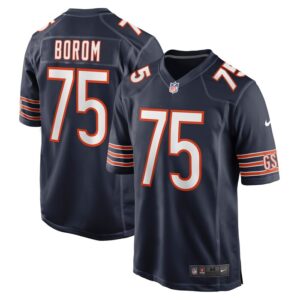 Larry Borom Chicago Bears Game Jersey - Navy