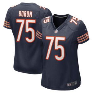 Larry Borom Chicago Bears Women Game Jersey - Navy