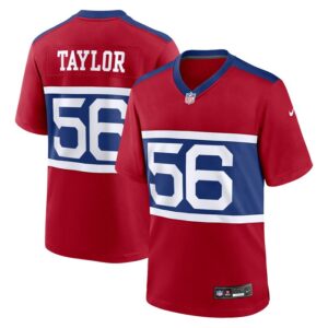 Lawrence Taylor New York Giants Alternate Retired Player Game Jersey - Century Red