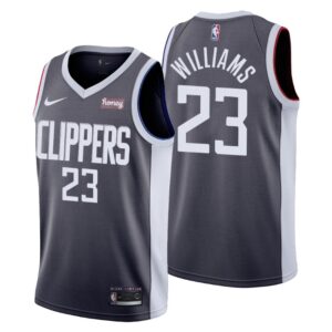 Los Angeles Clippers NO. 23 Lou Williams Earned Edition Gray Jersey