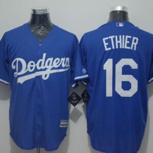 Los Angeles Dodgers #16 Andre Ethier Blue Cool Base Stitched MLB Jersey