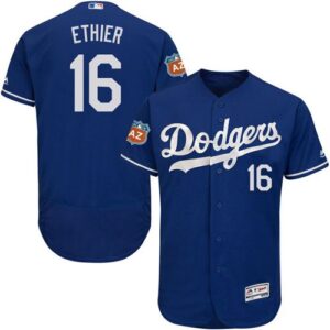 Los Angeles Dodgers #16 Andre Ethier Blue Flexbase Collection Stitched MLB Jersey