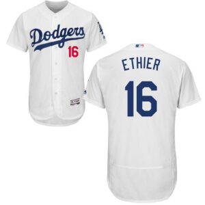 Los Angeles Dodgers #16 Andre Ethier White Flexbase Collection Stitched MLB Jersey