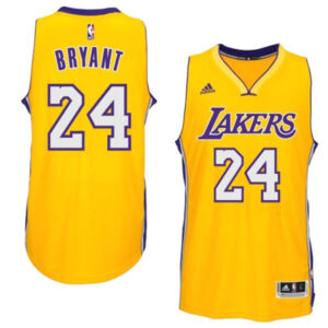 Los Angeles Lakers #24 Kobe Bryant 2014-15 New Swingman Home Gold Jersey