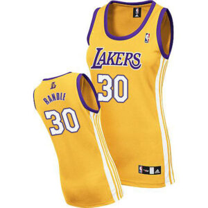 Los Angeles Lakers #30 Julius Randle Women Yellow Jersey