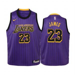 Los Angeles Lakers Lebron James #23 City Youth Jersey