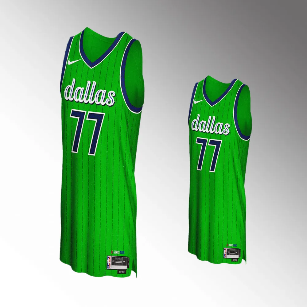 Luka Doncic #77 Concept Series Dallas Mavericks 2023-24 City Edition Jersey - Green