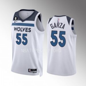 Luka Garza Minnesota Timberwolves 2022-23 Association Edition White #55 Jersey Swingman