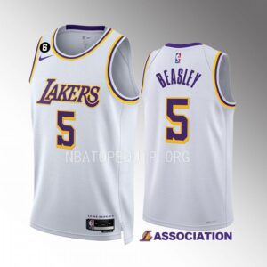 Malik Beasley Los Angeles Lakers White Association Edition 2022-23 Men Jersey Swingman