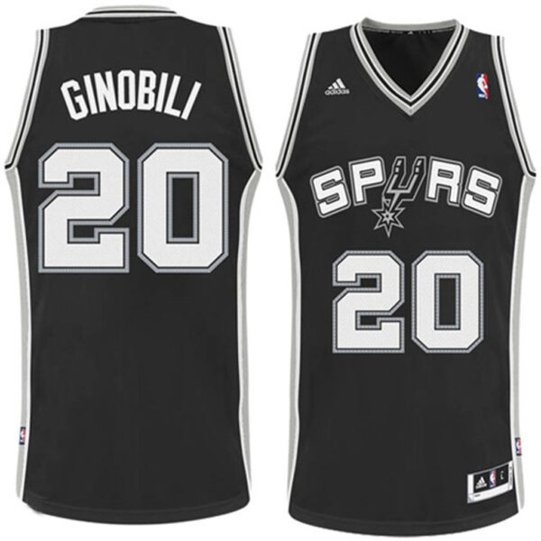 Manu Ginobili San Antonio Spurs Revolution 30 Swingman Jersey-Black