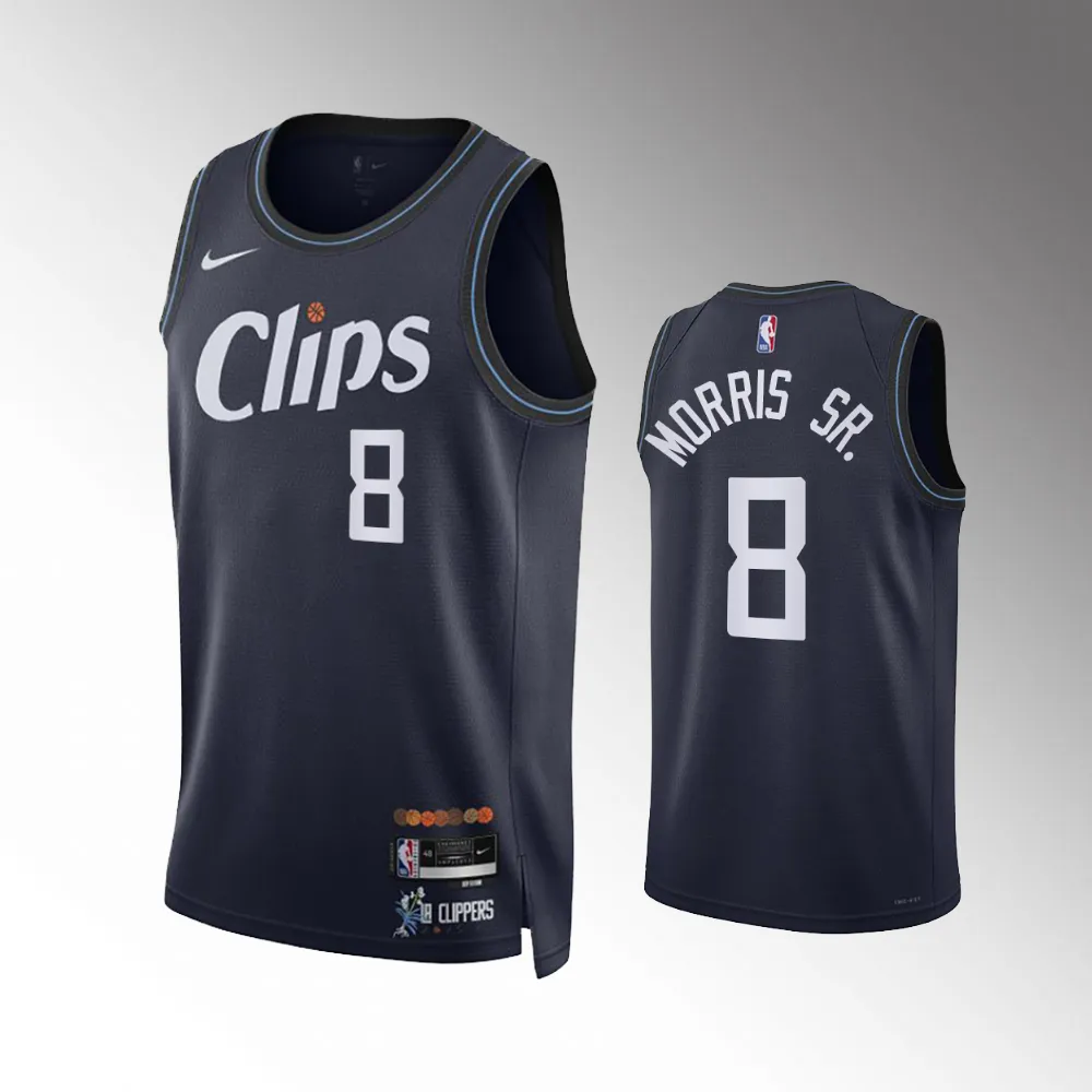 Marcus Morris Sr. #8 Swingman Los Angeles Clippers 2023-24 City Edition Jersey - Navy