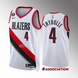 Matisse Thybulle 2022-23 Portland Trail Blazers White #4 Association Edition Jersey Swingman