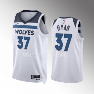 Matt Ryan Minnesota Timberwolves #37 White Jersey 2022-23 Association Edition Swingman