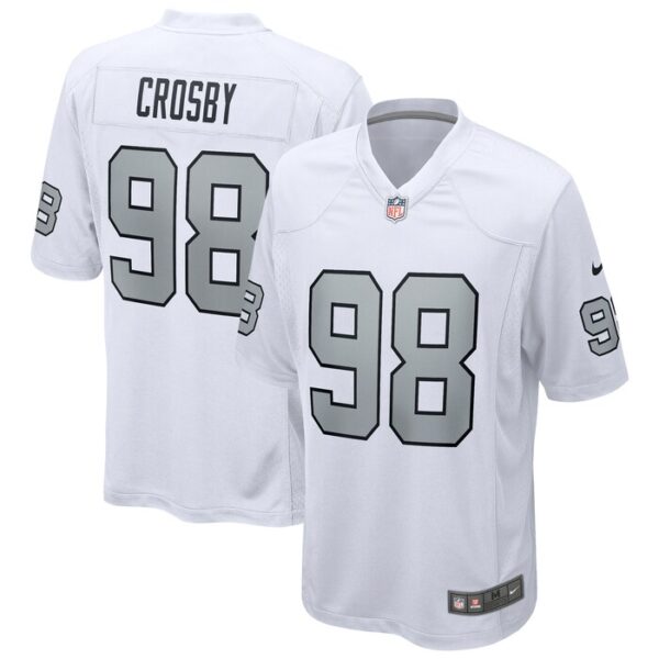 Maxx Crosby Las Vegas Raiders Alternate Game Jersey - White