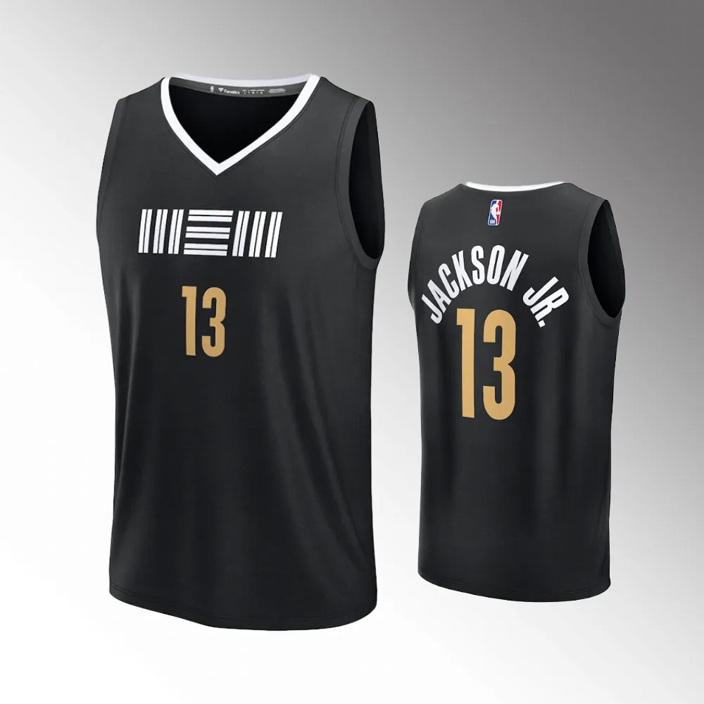 Memphis Grizzlies Jaren Jackson Jr. Black 2023-24 Fast Break #13 Jersey - City Edition