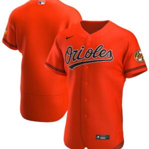 Men Baltimore Orioles Orange Flex Base Stitched MLB Jersey