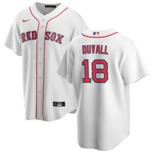 Men Boston Red Sox #18 Adam Duvall Red Cool Base Stitched Baseball Jersey