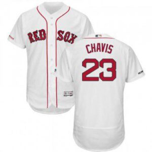 Men Boston Red Sox #23 Michael Chavis White Cool Base Stitched MLB Jersey