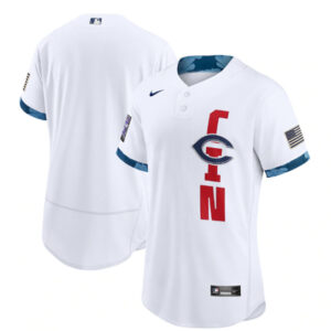 Men Cincinnati Reds Blank 2021 White All-Star Flex Base Stitched MLB Jersey