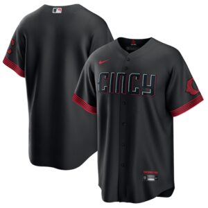 Men Cincinnati Reds Blank 2023 City Connect Cool Base Stitched Baseball Jersey