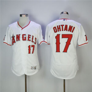 Men Los Angeles Angels #17 Shohei Ohtani White Flexbase Stitched MLB Jersey