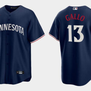 Men Minnesota Twins #13 Joey Gallo Navy Cool Base Stitched Baseball Jersey