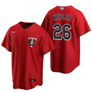 Men Minnesota Twins #26 Max Kepler Red Cool Base Stitched Jersey