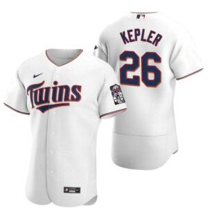 Men Minnesota Twins #26 Max Kepler White Flex Base Stitched Jersey