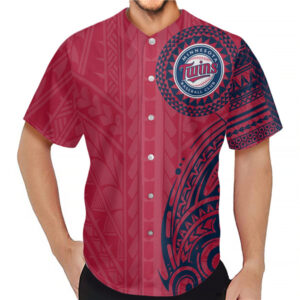 Men Minnesota Twins Red Baseball Jersey