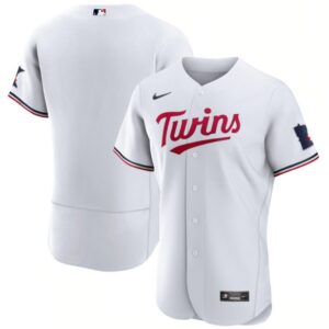 Men Minnesota Twins White 2023 Flex Base Stitched Jersey