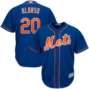 Men New York Mets #20 Pete Alonso Blue 2019 Cool Base Stitched MLB Jersey