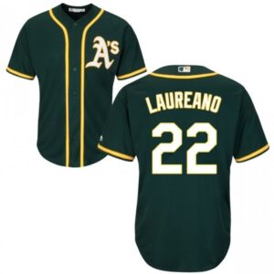 Men Oakland Athletics #22 Ramón Laureano Green Stitched MLB Jersey