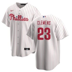 Men Philadelphia Phillies #23 Kody Clemens White Cool Base Stitched Baseball Jersey