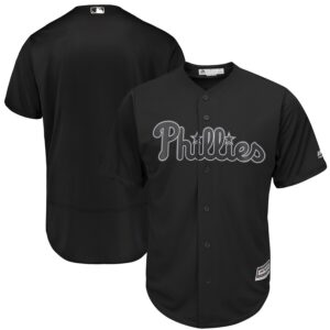 Men Philadelphia Phillies Majestic Black 2019 Players' Weekend Team Stitched MLB Jersey