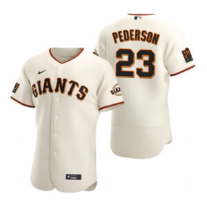 Men San Francisco Giants #23 Joc Pederson Cream Flex Base Stitched Jersey