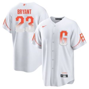 Men San Francisco Giants #23 Kris Bryant White City Connect Cool Base Stitched Jersey