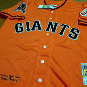 Men San Francisco Giants #25 Barry Bonds Orange Cool Base Stitched Jersey