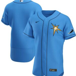 Men Tampa Bay Rays Blank Blue Flex Base Stitched MLB Jersey