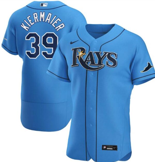 Men Tampa Bay Rays Blue #39 Kevin Kiermaier Flex Base Stitched MLB Jersey