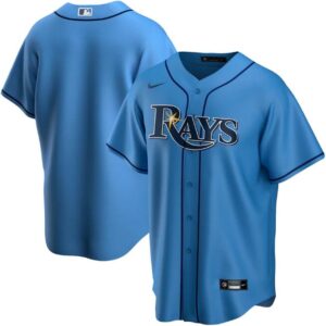 Men Tampa Bay Rays Blue Cool Base Stitched MLB Jersey