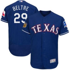 Men Texas Rangers #29 Adrian Beltre Majestic Royal 2017 Spring Training Flex Base Player Stitched MLB Jersey