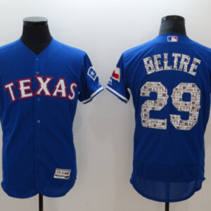 Men Texas Rangers #29 Adrian Beltre Royal 2018 Spring Training Flexbase Stitched MLB Jersey