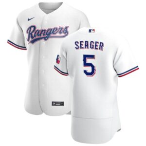 Men Texas Rangers #5 Corey Seager Flex Base Stitched Jersey