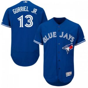 Men Toronto Blue Jays #13 Lourdes Gurriel Jr. Blue Flex Base Stitched MLB Jersey