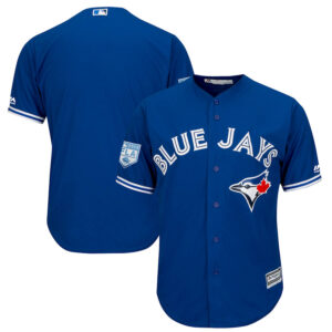 Men Toronto Blue Jays #14 Justin Smoak Majestic Royal 2019 Spring Training Cool Base Stitched MLB Jersey