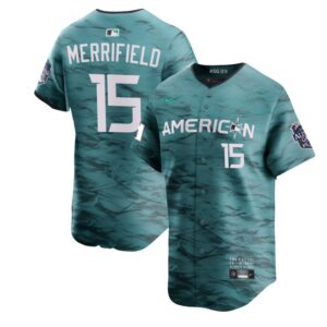 Men Toronto Blue Jays #15 Whit Merrifield Teal 2023 All-star Cool Base Stitched Jersey