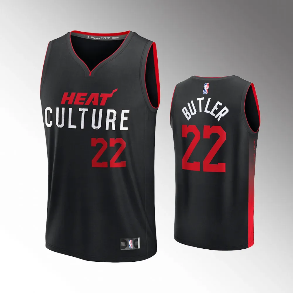 Miami Heat City Edition Black 2023-24 Youth #22 Jimmy Butler Jersey