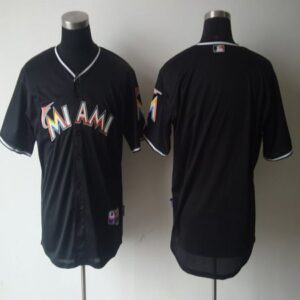 Miami Marlins Blank Black 2012 Alternate Stitched MLB Jersey