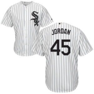 Michael Jordan #45 Chicago White Sox Cool Base White Home Jersey